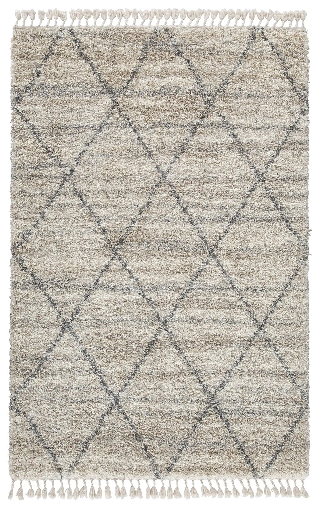 Ashley Furniture Abdalah – Beige / Gray – Large Rug