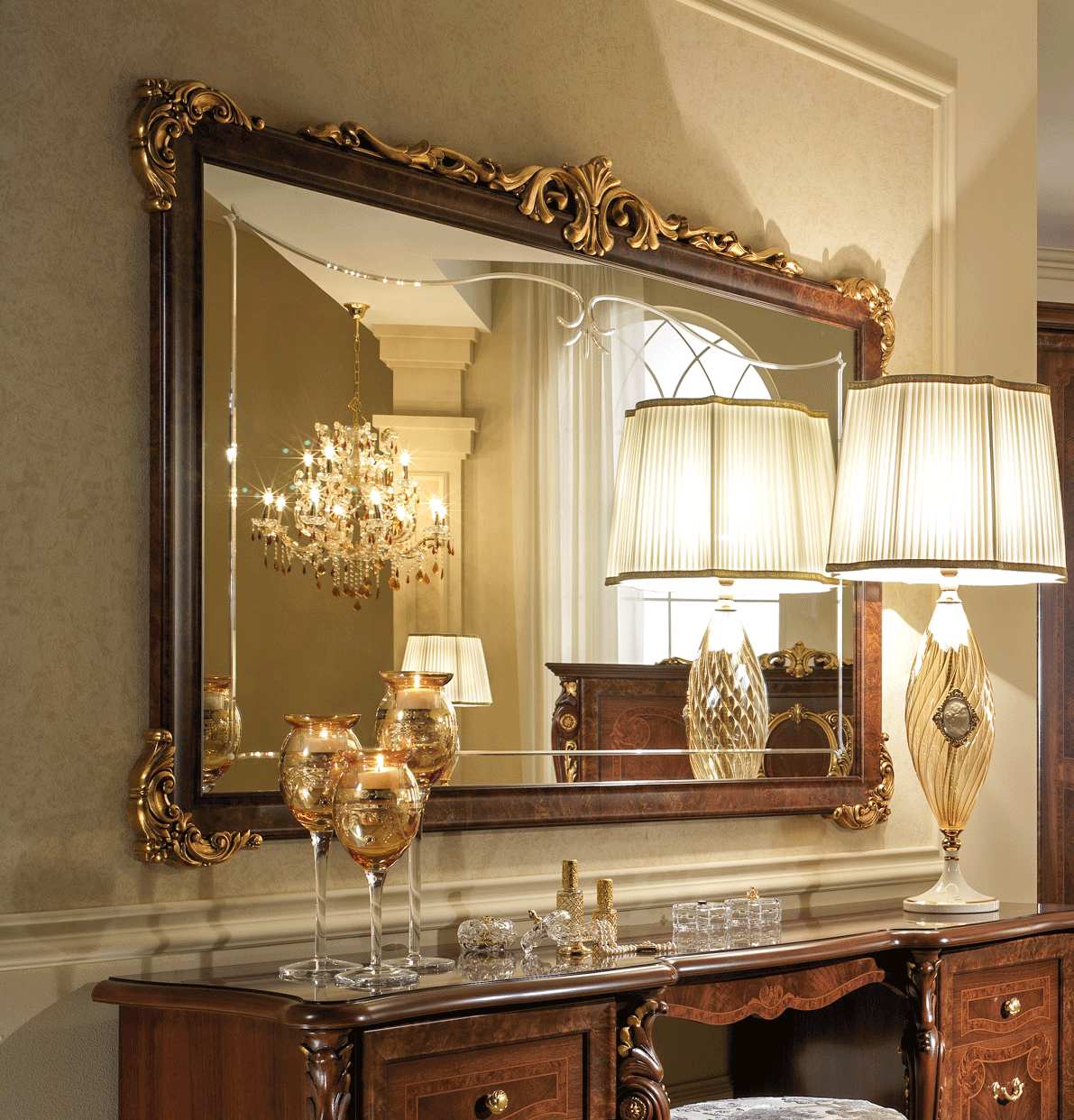 Donatello Mirror For Vanity Dresser/Buffet