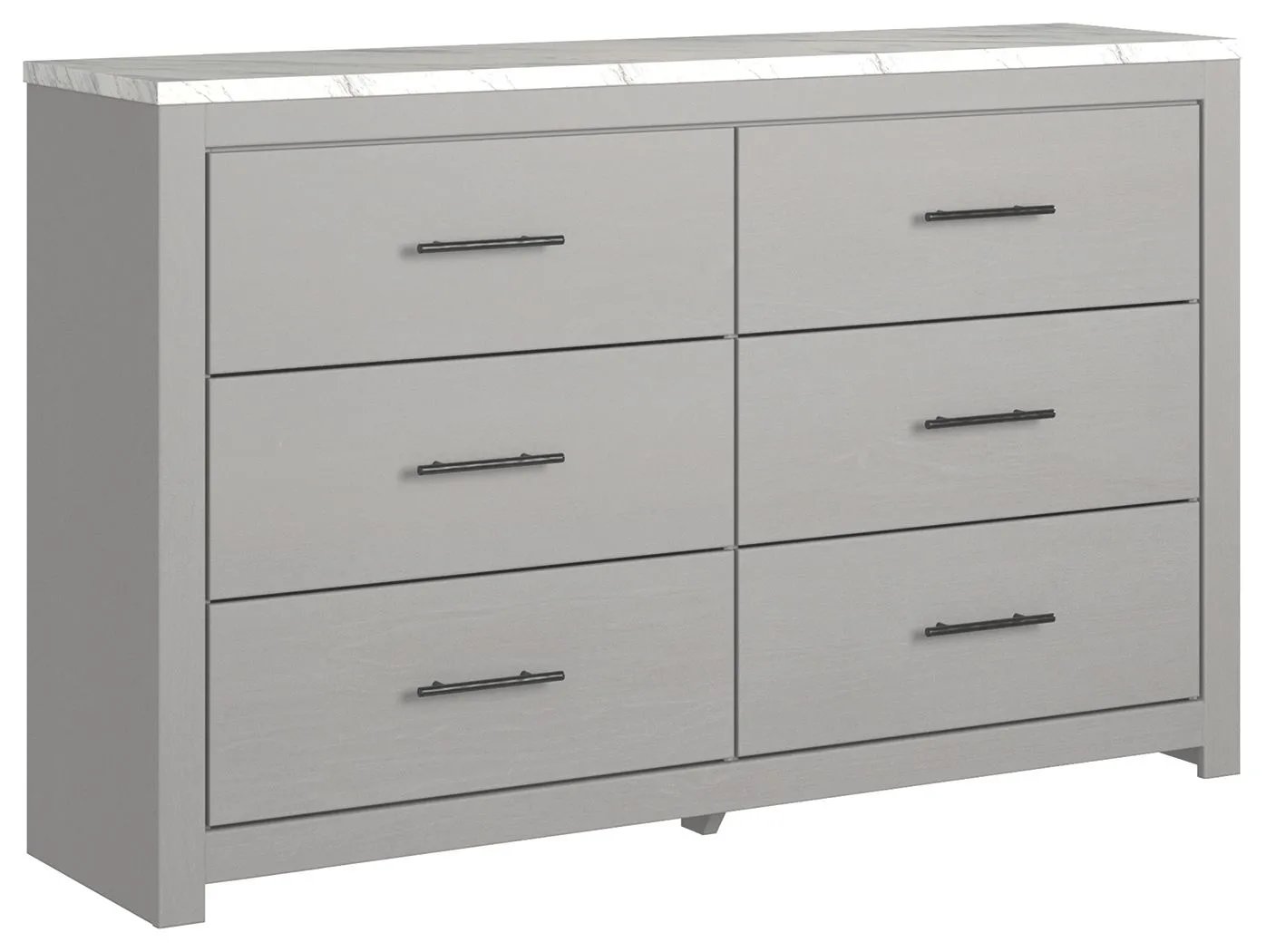 Ashley Furniture Cottonburg – Light Gray / White – Six Drawer Dresser